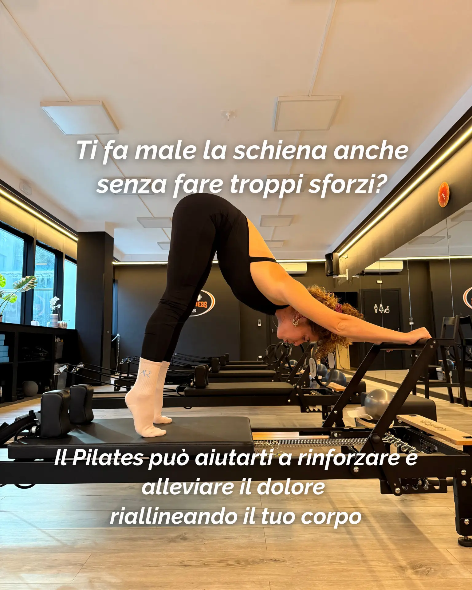 Esercizio di Pilates Reformer per la schiena